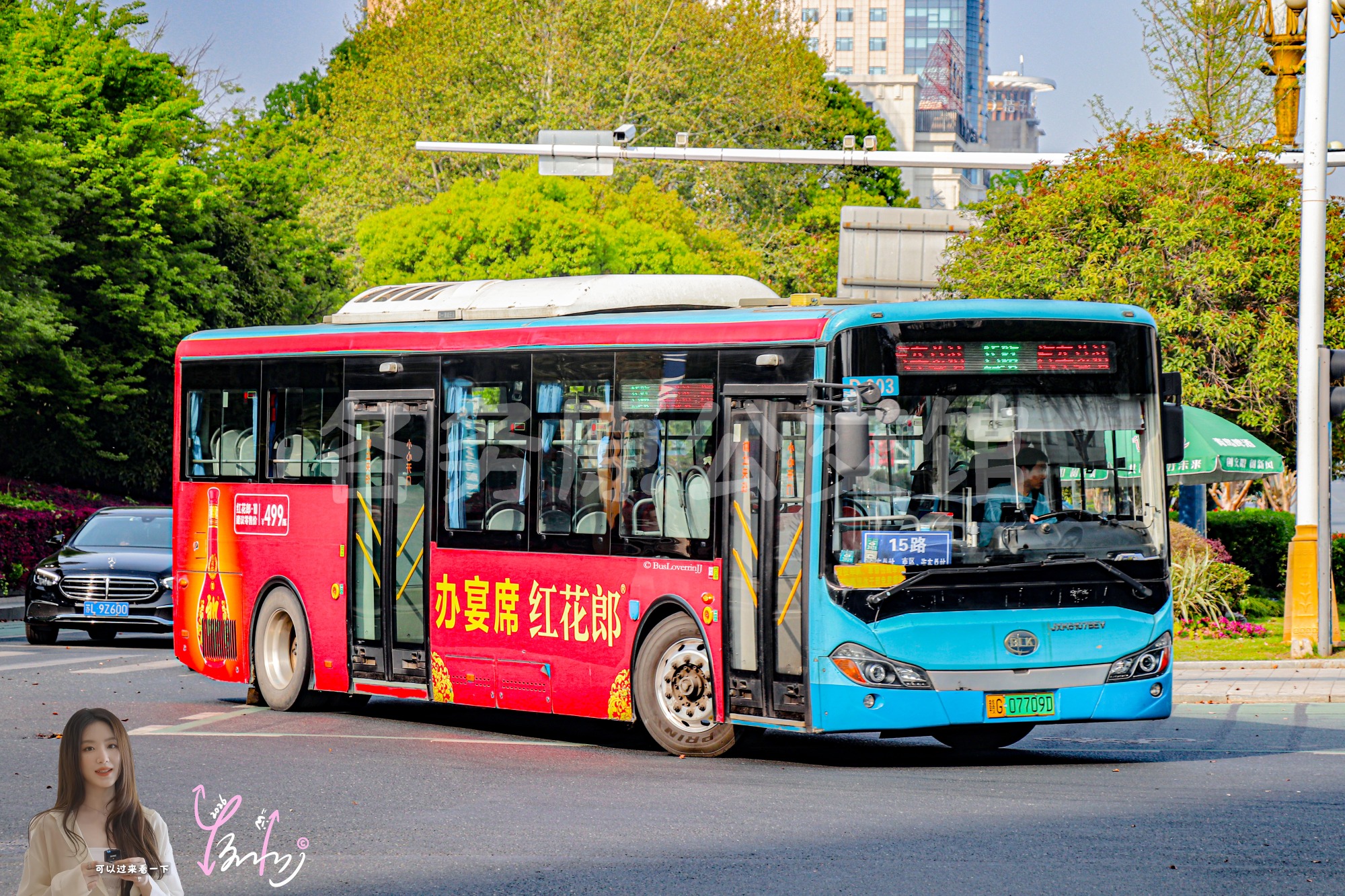 15路【D003】（红花郎）