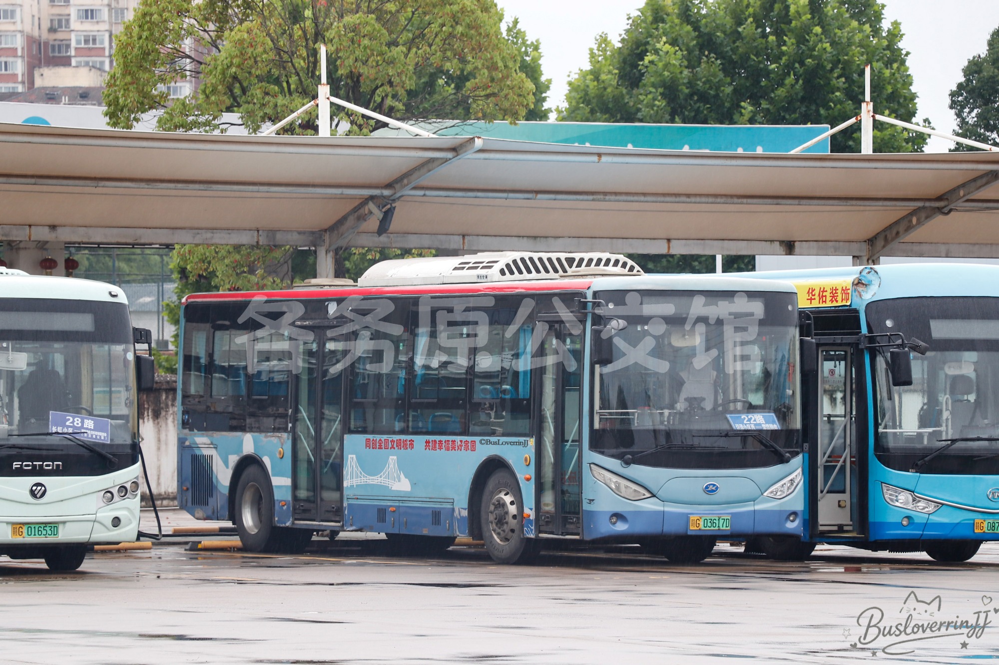 22路停班车【B076】（原色-[同创全国文明城市 共建幸福美好家园]）