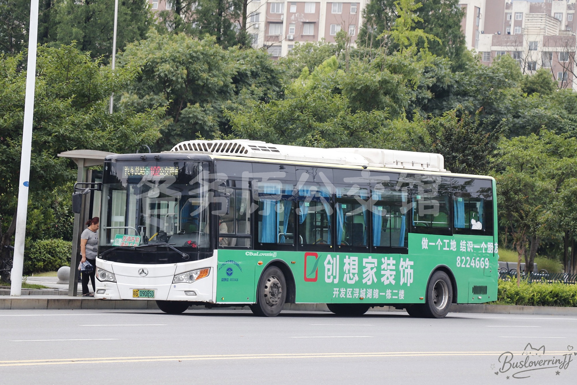 102路【D052 原91/104路】（创想家装饰-[开发区浔城湖锦一栋二楼/做一个工地 结实一个朋友 8224669/深耕九江20年 绿色家装 环保检测 不达标不交付]）